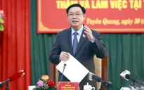 Chủ tịch Quốc hội Vương Đình Huệ làm việc với cán bộ chủ chốt tỉnh Tuyên Quang