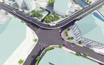Tiếp tục phân luồng phục vụ thi công cầu vượt chữ C tại nút giao Chùa Bộc - Phạm Ngọc Thạch