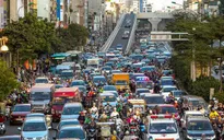 Điều chỉnh giao thông nút giao Ngã Tư Sở, chuẩn bị thông xe Vành đai 2 trên cao