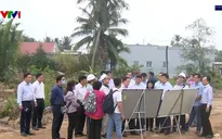 Kiểm tra tiến độ giải phóng mặt bằng cầu Rạch Miễu 2