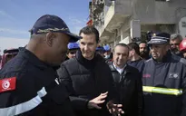 Tổng thống Syria Bashar al-Assad thị sát vùng chịu ảnh hưởng bởi động đất