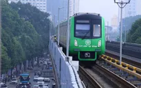 Tàu điện Cát Linh - Hà Đông bất ngờ gặp sự cố, dừng giữa đường