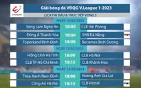Lịch thi đấu và trực tiếp vòng 3 V.League 2023: Tâm điểm CLB Viettel vs Công An Hà Nội