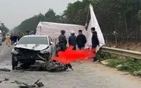 Tai nạn liên hoàn khiến 1 người tử vong trên đường gom Đại lộ Thăng Long