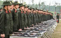 Tân binh Cảnh sát Cơ động vào mùa huấn luyện