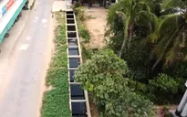 Cống thủy lợi không nắp đậy 'bẫy' người đi đường
