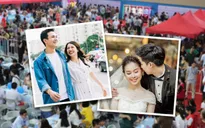 20 chàng trai Trung Quốc xếp hàng cạnh tranh để được hẹn hò một cô gái