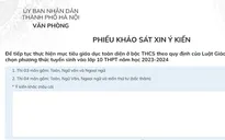 Tuyển sinh lớp 10 Hà Nội: Đa số giáo viên chọn phương án thi 3 môn