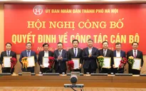 TP Hà Nội công bố một số quyết định về công tác cán bộ