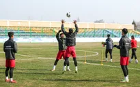 ĐT U20 Việt Nam tập trung cao độ ngay trong buổi tập đầu tiên tại Fergana