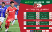 Lịch thi đấu V.League 2023 hôm nay (3/2): Tâm điểm trên sân Hàng Đẫy