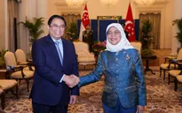 Thủ tướng Phạm Minh Chính hội kiến Tổng thống Singapore Halimah Yacob