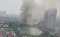 Hà Nội: Kịp thời dập tắt đám cháy gần khu vực chứa xăng dầu