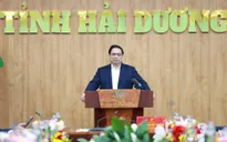 Thủ tướng Phạm Minh Chính làm việc với Ban Thường vụ Tỉnh ủy Hải Dương