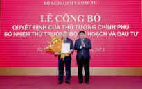 Trao quyết định bổ nhiệm Thứ trưởng Bộ Kế hoạch và Đầu tư cho ông Đỗ Thành Trung