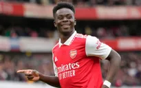 Bukayo Saka chạm cột mốc đặc biệt tại Ngoại hạng Anh