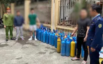 Thu giữ hàng chục bình khí bóng cười từ tin báo Facebook