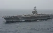 Tàu sân bay hạt nhân của Mỹ USS Nimitz cập cảng Hàn Quốc