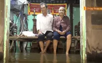 Vùng trũng ở Thừa Thiên Huế vẫn ngập sâu