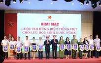 Khai mạc Cuộc thi hùng biện tiếng Việt cho lưu học sinh nước ngoài năm 2023