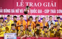 Tăng mức thưởng cho giải bóng đá nữ VĐQG
