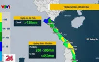 Mưa lớn kéo dài tại Trung Bộ