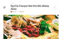 Bò kho và bò nhúng dấm của Việt Nam lọt top Những món ăn về thịt ngon nhất thế giới