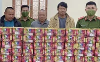 Bắt 3 đối tượng tàng trữ trái phép số lượng lớn pháo nổ