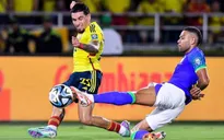 Brazil thua ngược Colombia ở vòng loại World Cup