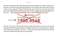 Cảnh báo giả mạo đường dây nóng của Bảo hiểm Xã hội Thành phố Hà Nội