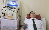 Đại úy công an kịp thời hiến máu giúp bệnh nhân qua cơn nguy kịch