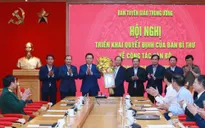 Đại tá Phạm Ngọc Phương giữ chức Trợ lý đồng chí Bí thư Trung ương Đảng, Trưởng ban Tuyên giáo Trung ương