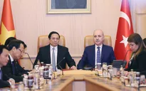 Thủ tướng Phạm Minh Chính gặp Chủ tịch Quốc hội Thổ Nhĩ Kỳ