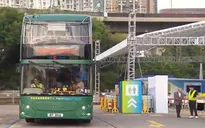 Xe bus hai tầng chạy bằng hydro tại Hong Kong (Trung Quốc)