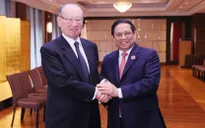 Thủ tướng Phạm Minh Chính gặp Chủ tịch Hội đồng Ngoại giao nhân dân Nhật Bản