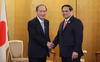 Thủ tướng Phạm Minh Chính tiếp nguyên Thủ tướng Nhật Bản Suga Yoshihide