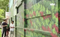 TP Hồ Chí Minh: Vẽ tranh bích họa trên đường phố xóa quảng cáo rác