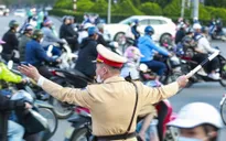 Hà Nội: 100% lực lượng cảnh sát giao thông ứng trực dịp Tết dương lịch