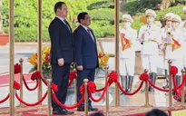 Thủ tướng Phạm Minh Chính chủ trì lễ đón, hội đàm với Thủ tướng Belarus