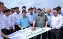 Thủ tướng khảo sát 3 dự án công nghiệp, cao tốc, sân bay trọng điểm tại Cà Mau
