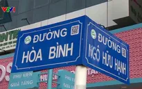 TP Cần Thơ gắn mã QR trên bảng tên đường
