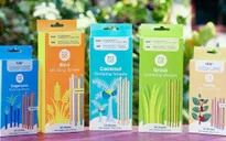 Ống hút làm từ cỏ, gạo, mía, cà phê gia nhập thị trường quốc tế