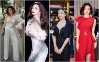 Phong cách gợi cảm, quyến rũ của chị dâu cả Kiều Anh "Gia đình mình vui bất thình lình"