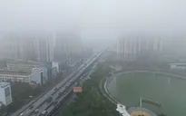 Mưa phùn và sương mù tiếp diễn ở Bắc Bộ