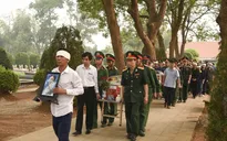 Truy điệu, an táng 2 hài cốt liệt sĩ hi sinh trong Chiến dịch Điện Biên Phủ
