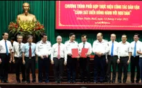 Phối hợp thực hiện công tác dân vận "Cảnh sát biển đồng hành với ngư dân"