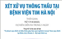 Xét xử vụ thông thầu tại Bệnh viện Tim Hà Nội