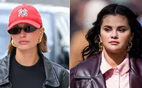 Vợ Justin Bieber bị chỉ trích bắt chước Selena Gomez vì... mặc áo trắng