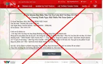 Cảnh báo chiêu trò mạo danh Báo điện tử VTV News để lừa đảo