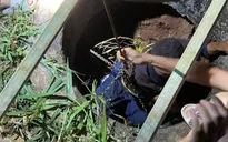Cứu người phụ nữ rơi xuống giếng sâu 18m